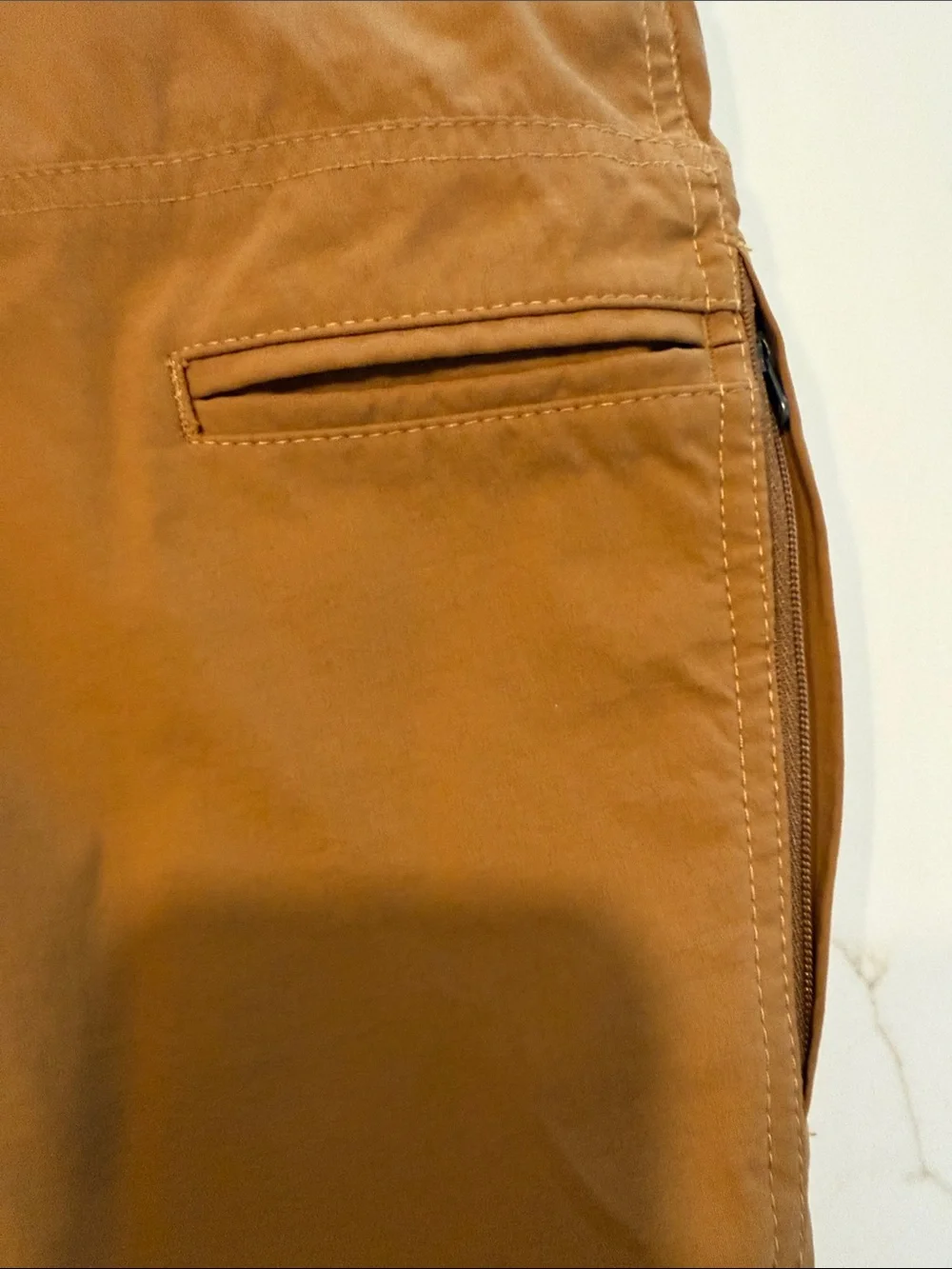 Men's Kuhl Casual Stretch Pants - Dark Mustard/Gold color Size 36x30 like new